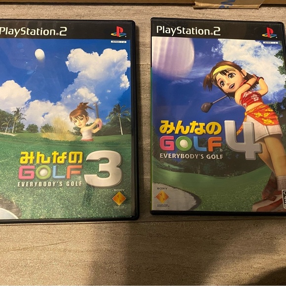 Set Lot of 2 Everybody's Golf 3 & 4PS2 Japan Import  Playstation 2 PS2 Games - Picture 1 of 5